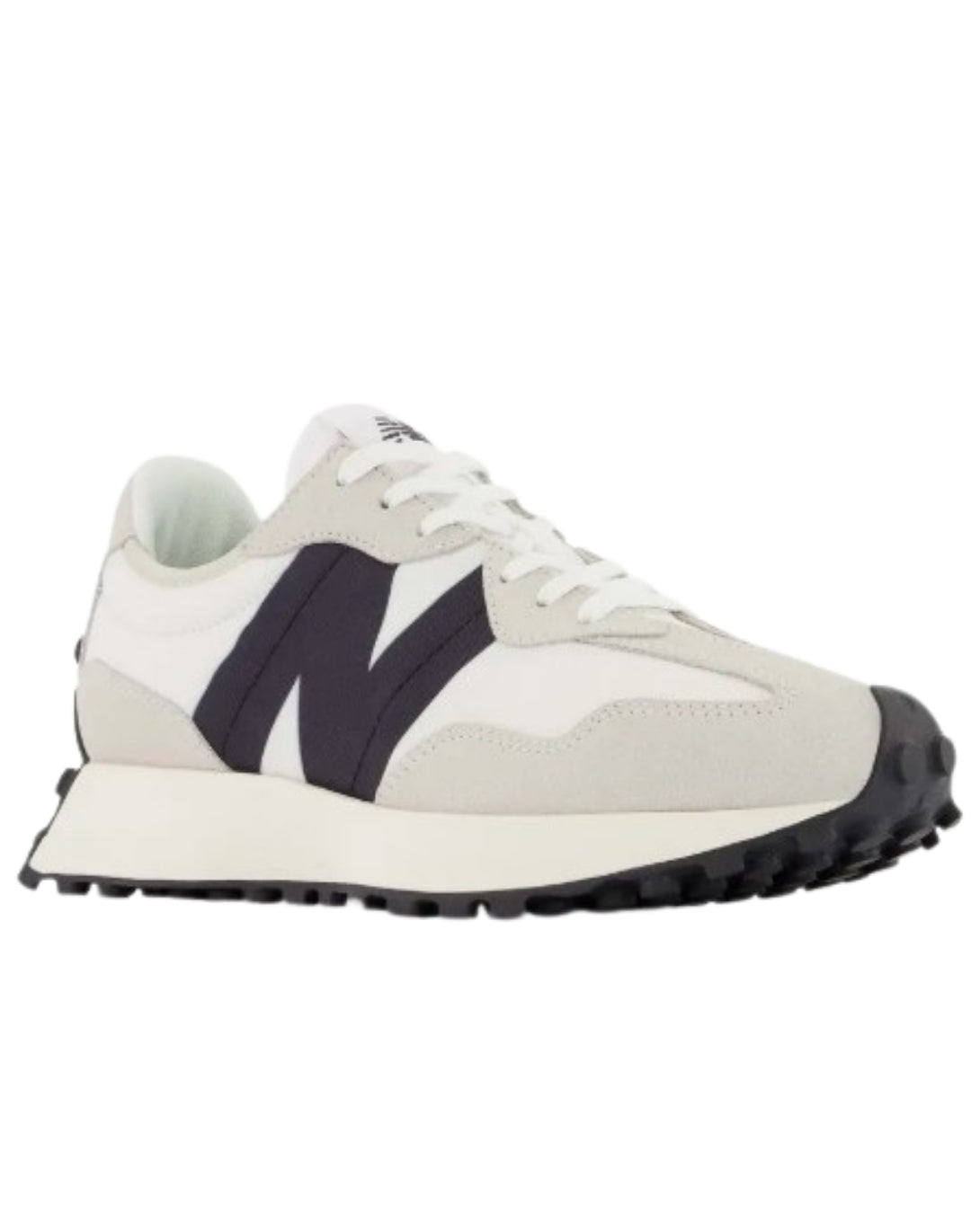 New Balance 327 Sneaker, side view showing large N logo and retro profile