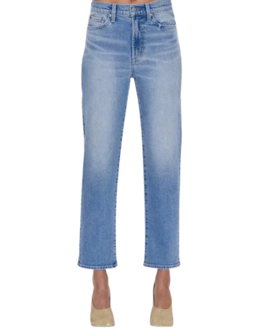 Pistola Charlie High Waist Ankle Straight Leg Jeans in Bellini, front view