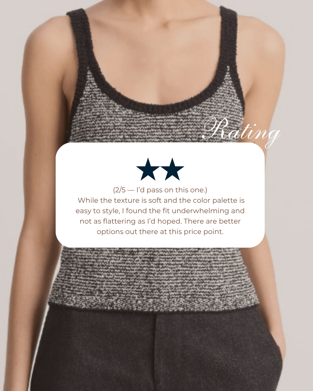 Vince Textured Microstripe Sweater in Coastal Oat Shell, relaxed fit, front view rating card